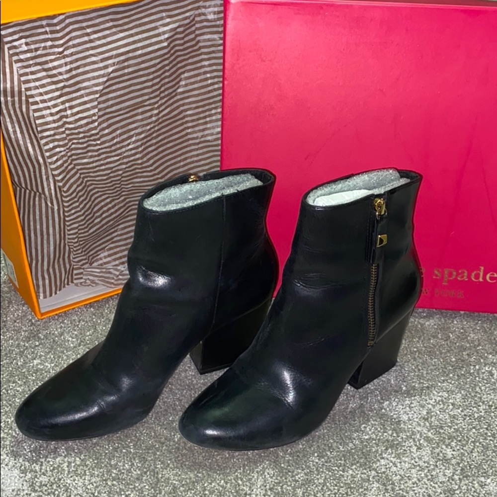 Kate Spade Black Booties